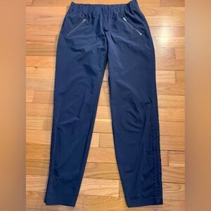 Athleta size 2 studio pants navy blue